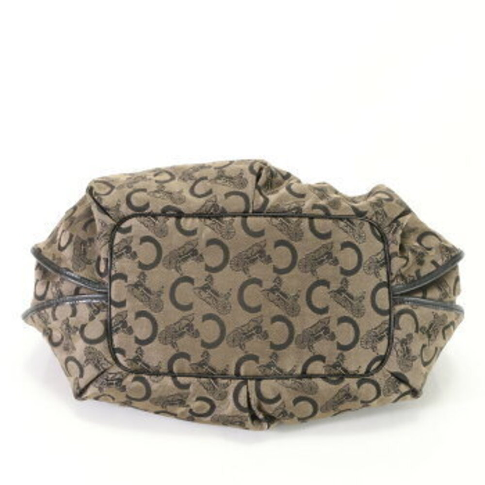 Celine Shoulder Handbag Tote Bag Canvas Sulky Leather Bittersweet - Picture 8 of 13